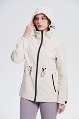 Women's Lightweight Water-repellent Raincoat Jacket