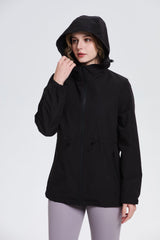 Women's Lightweight Water-repellent Raincoat Jacket