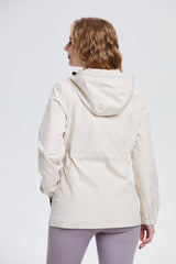 Women's Lightweight Water-repellent Raincoat Jacket