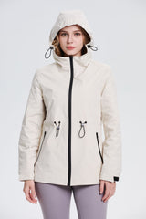 Women's Lightweight Water-repellent Raincoat Jacket