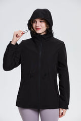 Women's Lightweight Water-repellent Raincoat Jacket