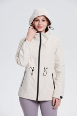 Women's Lightweight Water-repellent Raincoat Jacket