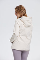 Women's Lightweight Water-repellent Raincoat Jacket