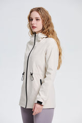 Women's Lightweight Water-repellent Raincoat Jacket