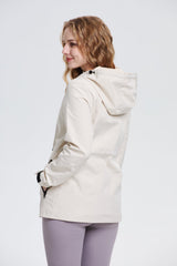 Women's Lightweight Water-repellent Raincoat Jacket