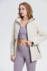 Women's Lightweight Water-repellent Raincoat Jacket