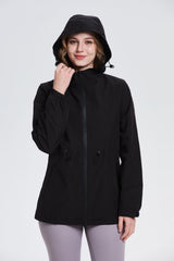 Women's Lightweight Water-repellent Raincoat Jacket