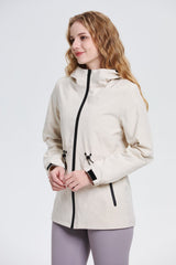 Women's Lightweight Water-repellent Raincoat Jacket