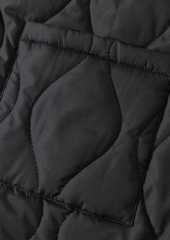 Water Repellent Quilted Crew Neck Puffer Jacket