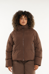 Detachable Hood Puffer Jacket