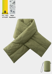 Padded Quilted Puffer Scarf