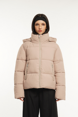 Detachable Hood Puffer Jacket