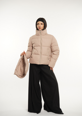 Detachable Hood Puffer Jacket