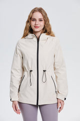 Women's Lightweight Water-repellent Raincoat Jacket