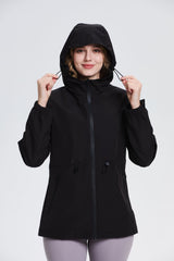 Women's Lightweight Water-repellent Raincoat Jacket