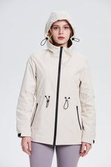 Women's Lightweight Water-repellent Raincoat Jacket