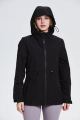 Women's Lightweight Water-repellent Raincoat Jacket