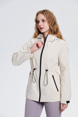 Women's Lightweight Water-repellent Raincoat Jacket