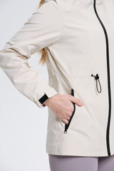 Women's Lightweight Water-repellent Raincoat Jacket