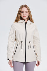 Women's Lightweight Water-repellent Raincoat Jacket